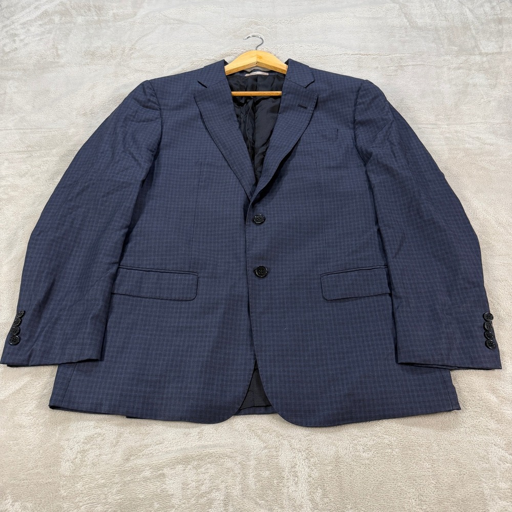 Armani Collezioni G Line Mens 44R Slim Navy Super 150s Wool Blazer Sport Coat
